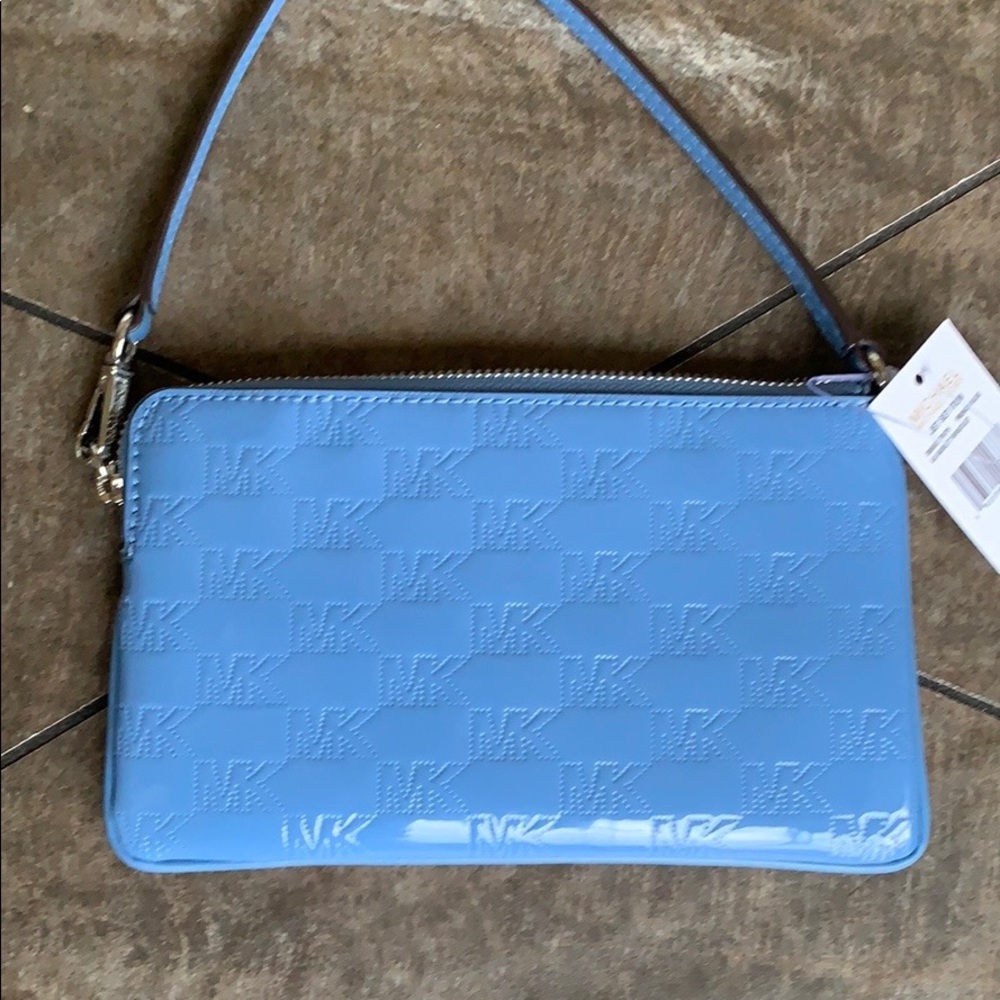 MICHAEL KORS JET SET ITEM LG GUSSET WRISTLET - Picture 5 of 16